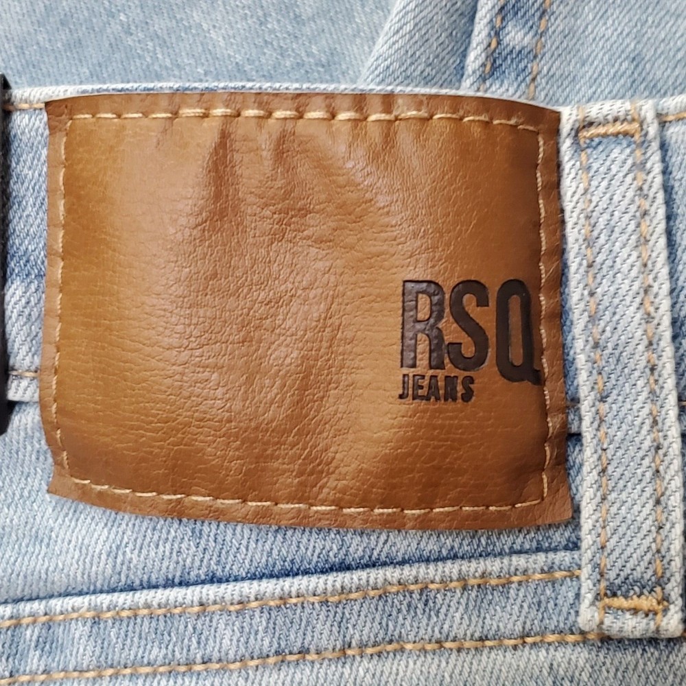 New With Tags Mens RSQ Slim Straight Blue Jeans Denim Vintage Flex Size 29x30 - Picture 9 of 12
